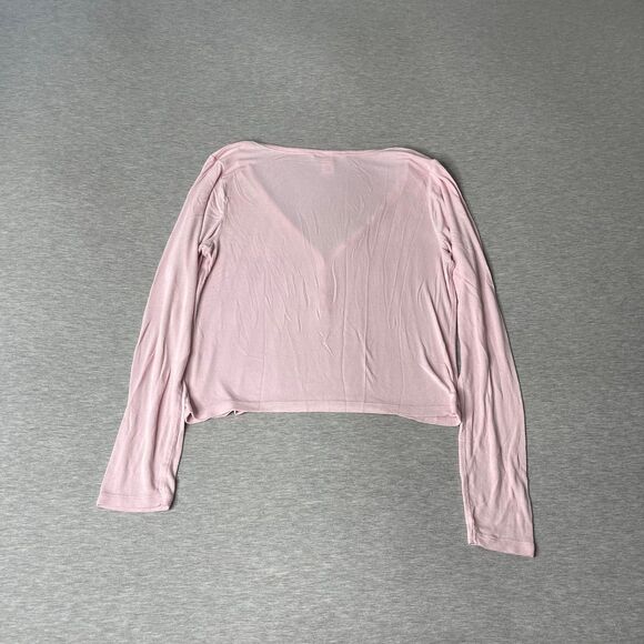 Victoria’s Secret Solid Pink Super Soft PJ Long Sleeve Top - Picture 2 of 5